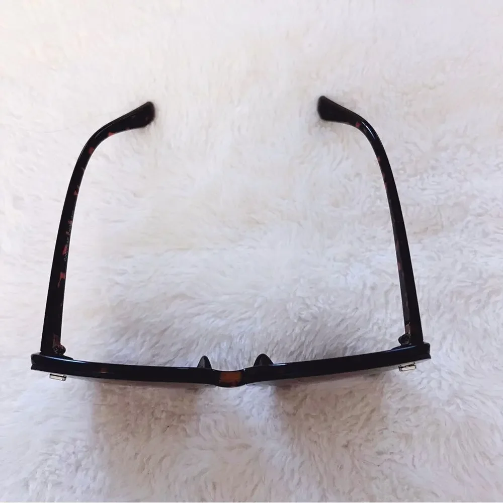 Giselle Black & Brown Oversized Cat Eye Sunglasses